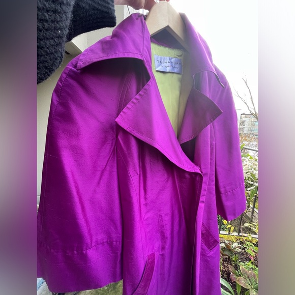 Trina Turk Magenta Pea Coat - Picture 14 of 17